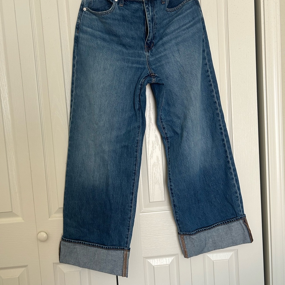 Madewell Superwide-Leg Jeans in Fannin Wash